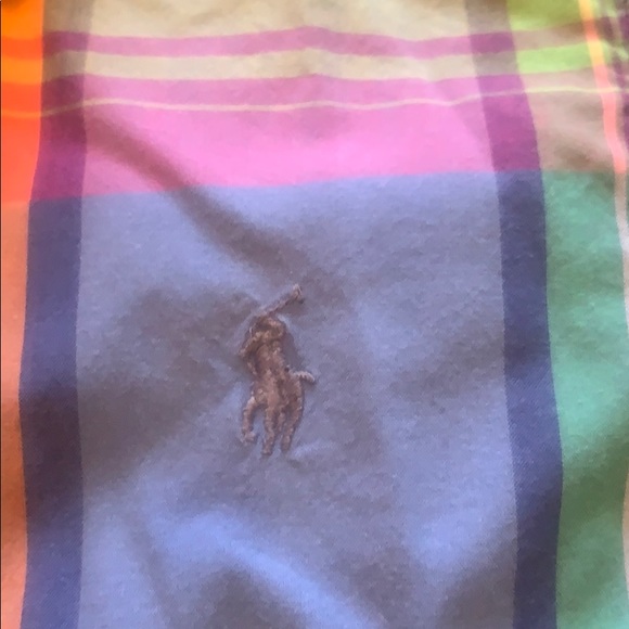 Plaid polo button down - Picture 2 of 4